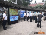 戶外電子閱報欄，一道亮麗的城市文化風景線